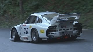 Insane Porsche 935 Turbo with 700 HP glowing Exhaust at Swiss Hillclimb 2013 by Alain Pfefferle [upl. by Ichabod]