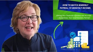 How to Match Biweekly Payroll to Monthly Income [upl. by Killoran647]