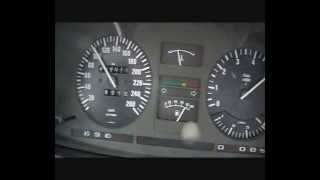 Acceleration manual BMW 745i E23 1984 [upl. by Anaic]