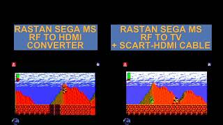 MODULATORE RF TO HDMI VS RFTV TO SCARTHDMI CONVERTER CABLE [upl. by Guttery]