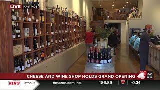 The Cheese amp Wine Shop opens in downtown Hastings [upl. by Florida506]