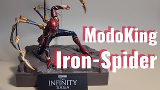 Let Talk about the ModoKing MCU Iron Spider Model Kit  Accessories Size Comparison Articulation [upl. by Alvin]