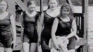 First Ever Womens Diving Competition  Stockholm 1912 Olympics [upl. by Steffin91]