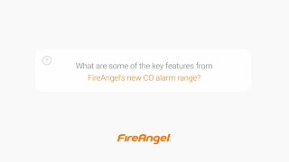 Discover some of the new features from FireAngels new CO range [upl. by Verada]