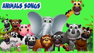 Animal Fun dance songs  Best Animal cartoon song for kids  Kids Learning Tamil [upl. by Asenab]