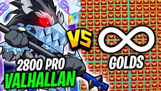 1 Pro Valhallan Mordex vs Infinite Golds HOW MANY CAN HE BEAT [upl. by Haelahk]