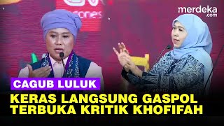 Cagub Luluk Langsung Gaspol Keras Bicara Ordal amp Tajam Kritik Khofifah di Debat Jatim [upl. by Berthe]