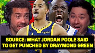 We Reveal What Jordan Poole ACTUALLY Said To Draymond Green  Pablo Torre Finds Out [upl. by Westbrook]