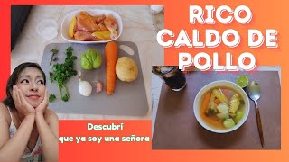 Caldo de pollo super rico  comidas post parto de la abuela [upl. by Tootsie]