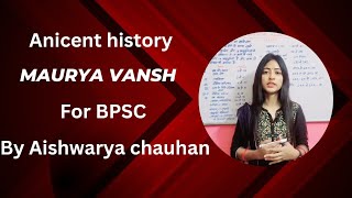 Maurya vansh  Ashok Mahan  history for competitive exams [upl. by Gifford264]