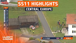 SS11 STAGE HIGHLIGHTS  WRC Central European Rally 2023 [upl. by Nerret]