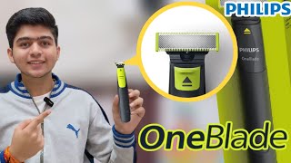 Philips OneBlade Review  How To Trim Using 360 Blade  Best for Grooming [upl. by Aime]