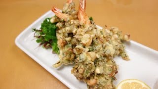 Special Shrimp Tempura and Tempura Batter Recipe  How To Make Sushi Series [upl. by Maurey305]