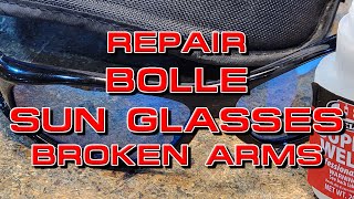 Bolle Sunglasses Broken Arm Repair [upl. by Nylad914]