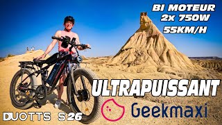 132 – Geekmaxi  Présentation VTT DUOTTS modèle S26 geekmaxi duotts s26 [upl. by Airelav132]