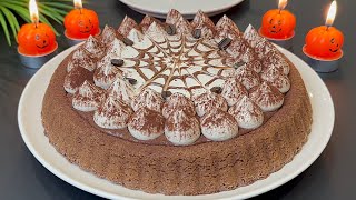 TORTA AL CIOCCOLATO e CAFFÈ più buona del mondo Si SCIOGLIE IN BOCCA Ideale per Halloween 🎃 [upl. by Eenehs]