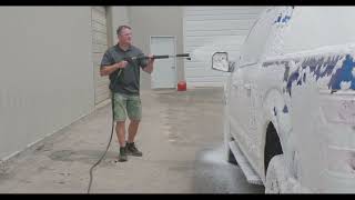 Cleaning with the ST175 Foam Lance on the Ford Truck [upl. by Shelli]