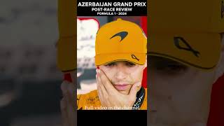 2024 Azerbaijan GP Race Report Highlights Analysis and Results [upl. by Anan57]