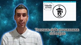 Limiti di funzione 09  Teorema della permanenza del segno [upl. by Sirovaj]