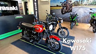 Kawasaki W175  modern classic  13ps power 132 nm torque  walkaround  review [upl. by Vine]