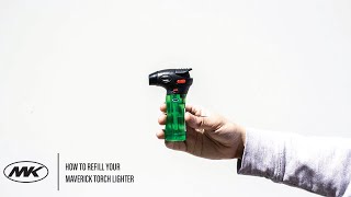 How to refill your quotMaverickquot torch lighter [upl. by Bonine]