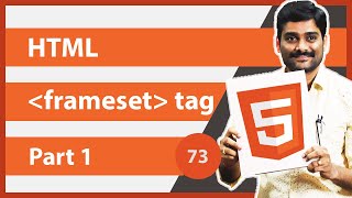 HTML frameset Tag and Frame Tag Part 1  HTML Tutorial 73 🔥😉👍 [upl. by Aierbma271]