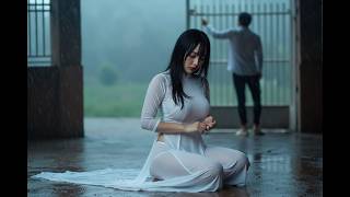 4K  ITS RAINING VERY HEAVY  AO DAI VNG [upl. by Jonati775]