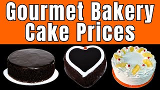 Gourmet Bakery Cake Price List 2024  1 Pound amp 2 Pound Cake Prices in Lahore  Complete Cake Menu [upl. by Jeramey]