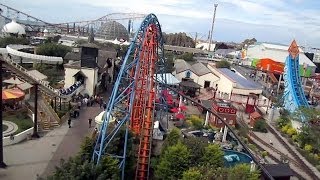 IrnBru Revolution Front Seat onride HD POV Pleasure Beach Blackpool [upl. by Eizeerb]