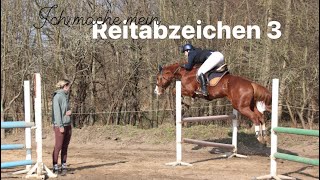 Ich mache das REITABZEICHEN 3 🥳🐴 [upl. by Andrade]