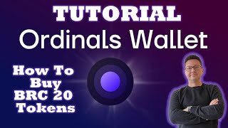 Ordinals Wallet  Easy Tutorial How To Create An Account  BUY BRC20 Tokens  Bitcoin NFTs [upl. by Gebhardt]