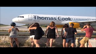 Skiathos Island Airport JSI Plane Spotters [upl. by Hairem486]