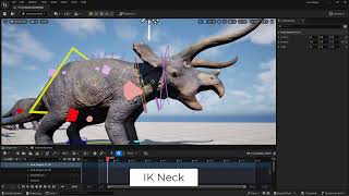 Triceratops Modular Rig Unreal Engine 55 [upl. by Sperry282]