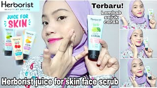 Review Herborist Juice For Skin Face Scrub Apple amp Broccoli🍏🥦 SejukampLembab  By Amalia Novianti [upl. by Macintosh119]