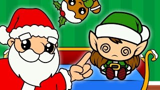 🌟 CINCO AYUDANTES 🌟 Canciones de Navidad con Santa Claus  Dibujos y Canciones Infantiles [upl. by Dobbins]