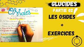 📣 Biochimie4LES GLUCIDES Partie 02 👌Les Osides Exercices dexamens glucides complexes fructose [upl. by Harwilll]