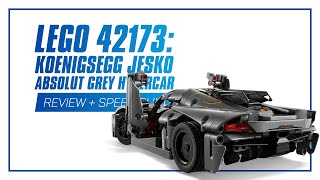 LEGO 42173 Koenigsegg Jesko Absolut Grey Hypercar  INDEPTH REVIEW [upl. by Alage]