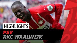 Héérlijke ONTLADING bij TEZE 😍  HIGHLIGHTS PSV  RKC Waalwijk [upl. by Sanjay209]