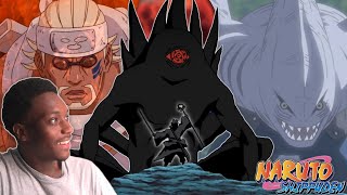 Killer Bee Vs Kisame  Naruto Shippuden Episode 205208 Reaction [upl. by Adnert]