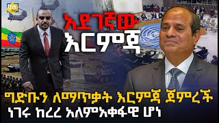 አደገኛው እርምጃ  ግብጽ ግድቡን ለማጥቃት እርምጃ ጀምረች HuluDaily  ሁሉ ዴይሊ [upl. by Kellina]