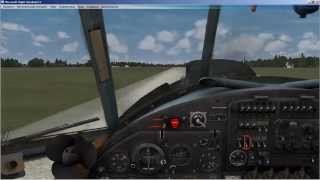 Полет на АН2 из Анапы URKA в Краснодар URKK для FSX [upl. by Ahsier]