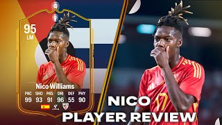 DE LOS EXTREMOS MAS FUERTES QUE HE USADO   NICO WILLIAM 95 MYM EURO PLAYER REVIEW [upl. by Jae835]