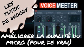 Tuto FR Voice Meeter 5  Améliorer la qualité du micro [upl. by Siblee95]