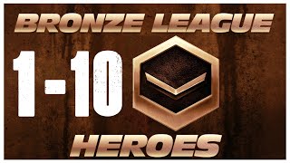 BRONZE LEAGUE HEROES  Episodes 110  StarCraft 2  Husky [upl. by Nelly]