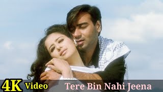 Tere Bin Nahi Jeena 4K Video Song Kachche Dhaage Ajay Devgan Manisha Lata Mangeshkar HD [upl. by Hugibert]