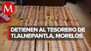 En Morelos detienen a tesorero con más de 200 mil pesos en efectivo [upl. by Macguiness]