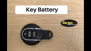 Key Battery BMW Mini HOW TO change [upl. by Laenej727]