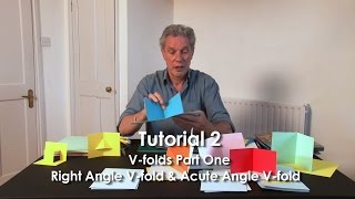 PopUp Tutorial 2  Vfolds Part 1 Right Angle Vfold amp Acute Angle Vfold [upl. by Adnoek]