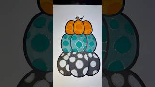 ASMR Coloring Cute Polka Dots Pumpkins art coloring satisfying coloringbookpages [upl. by Mungam]