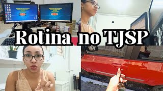 VLOG TJSP ⚖️ O que faz um Escrevente Técnico Judiciário Um dia no TJSP comigo  BRUNA ARAUJO [upl. by Otrevogir]